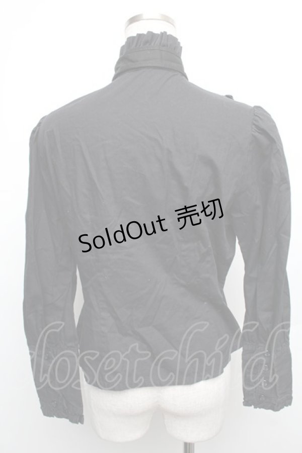 画像2: ALICE and the PIRATES / プリンスコンラッドブラウス  黒 S-26-01-18-056-PA-BL-AS-ZS (2)