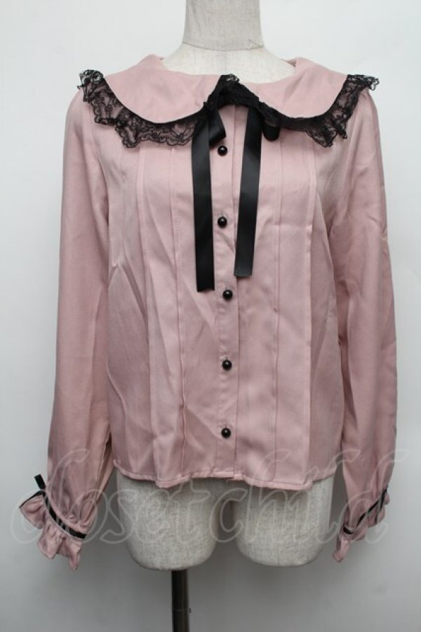 画像1: MA*RS / レースセーラー襟ブラウス  ピンク S-26-01-18-011-EL-BL-HR-ZS (1)