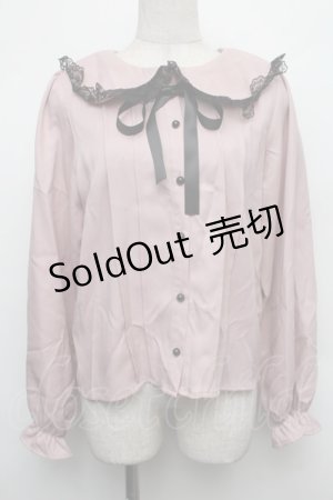 画像: MA*RS / レースセーラー襟ブラウス  ピンク S-26-01-18-012-EL-BL-HR-ZS