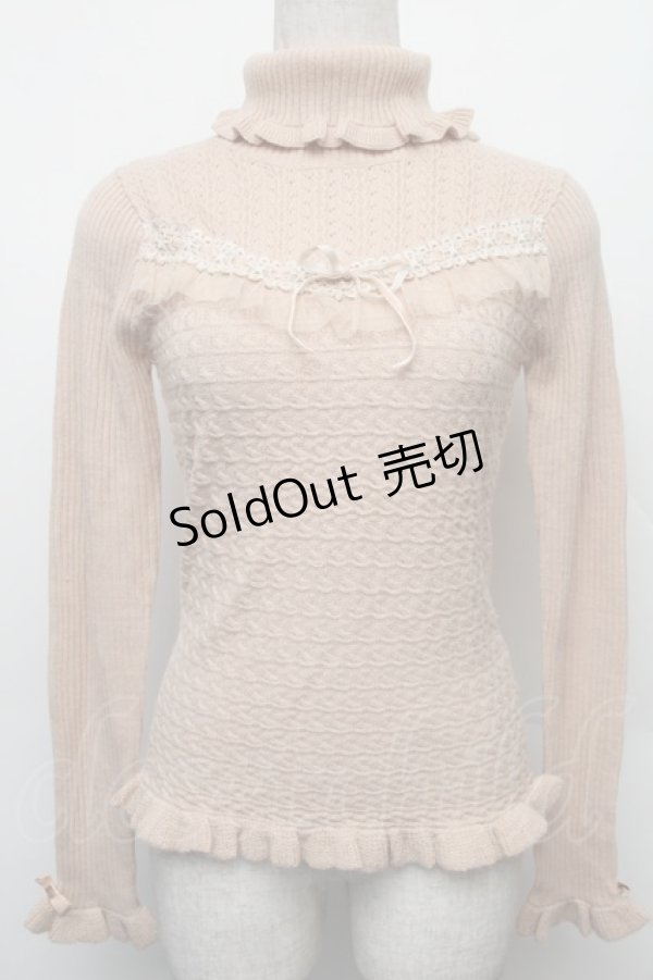 画像1: LIZ LISA / /ハイネックニットトップス  オフ S-26-01-18-013-LO-TO-AS-ZS (1)