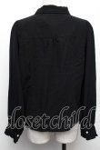 画像2: axes femme / ネクタイ付きブラウス  黒 S-26-01-18-021-AX-BL-AS-ZS (2)
