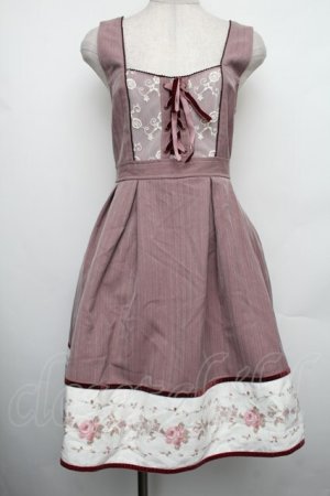 画像: axes femme POETIQUE / レース襟ジャンドレ  ピンク S-26-01-18-029-AX-OP-AS-ZS