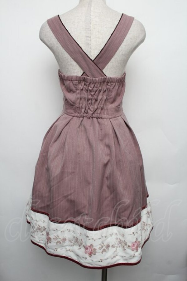 画像2: axes femme POETIQUE / レース襟ジャンドレ  ピンク S-26-01-18-029-AX-OP-AS-ZS (2)