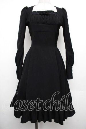 画像: Mary Magdalene / ミネルヴァワンピース  黒 S-26-01-18-033-CL-OP-HR-ZS