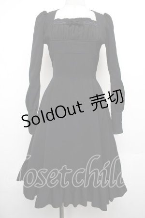 画像: Mary Magdalene / ミネルヴァワンピース  黒 S-26-01-18-033-CL-OP-HR-ZS