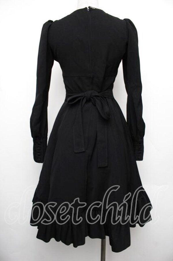 画像2: Mary Magdalene / ミネルヴァワンピース  黒 S-26-01-18-033-CL-OP-HR-ZS (2)