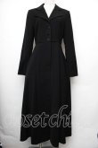 画像1: Moi-meme-Moitie / レースアップコートワンピース（2001年）  黒 S-26-01-18-034-MO-CO-HR-ZS (1)