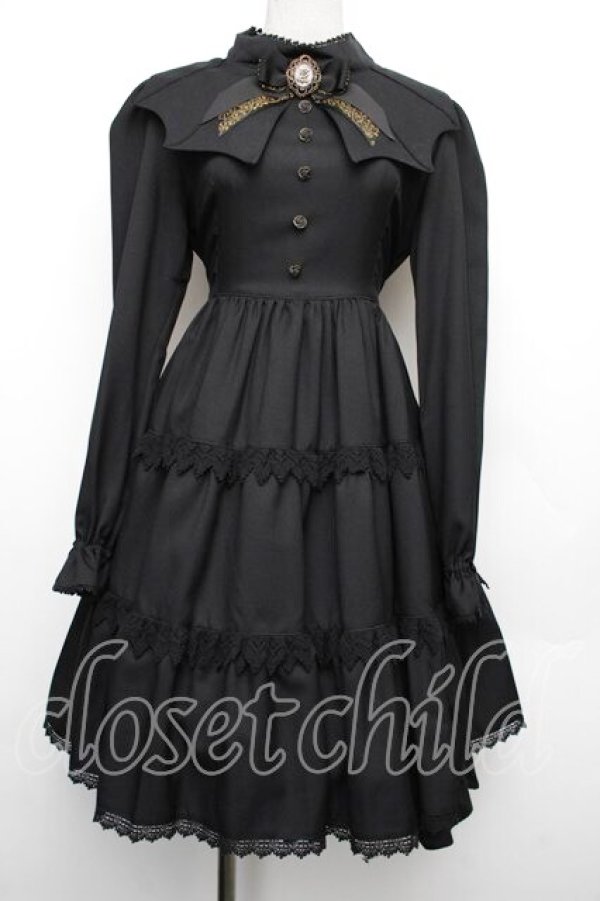 画像1: ALICE and the PIRATES / Vampire Dollワンピース  黒 S-26-01-18-035-PA-OP-AS-ZS (1)