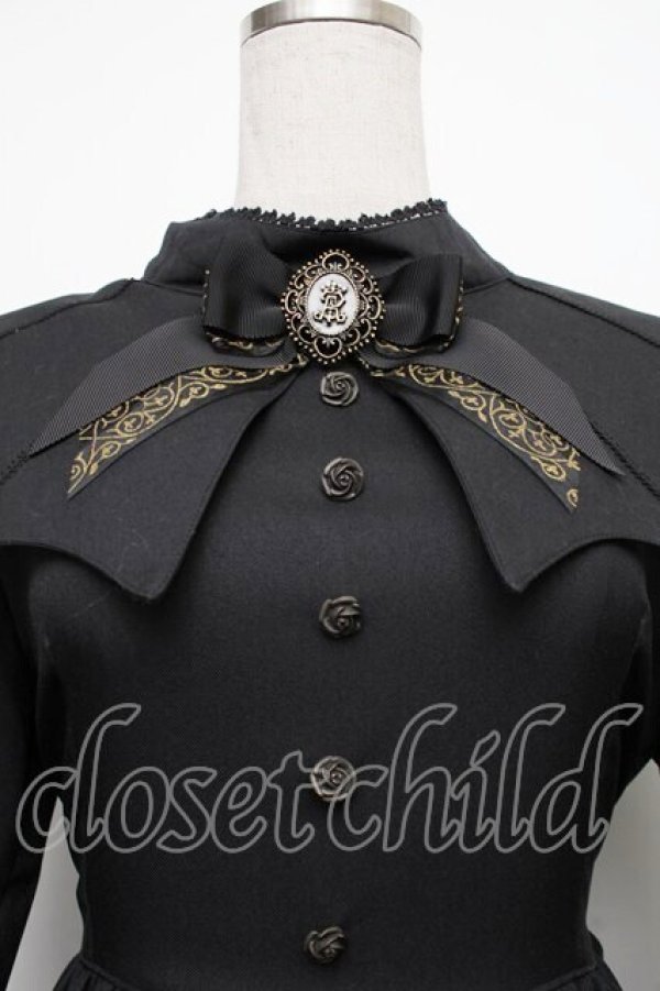 画像2: ALICE and the PIRATES / Vampire Dollワンピース  黒 S-26-01-18-035-PA-OP-AS-ZS (2)