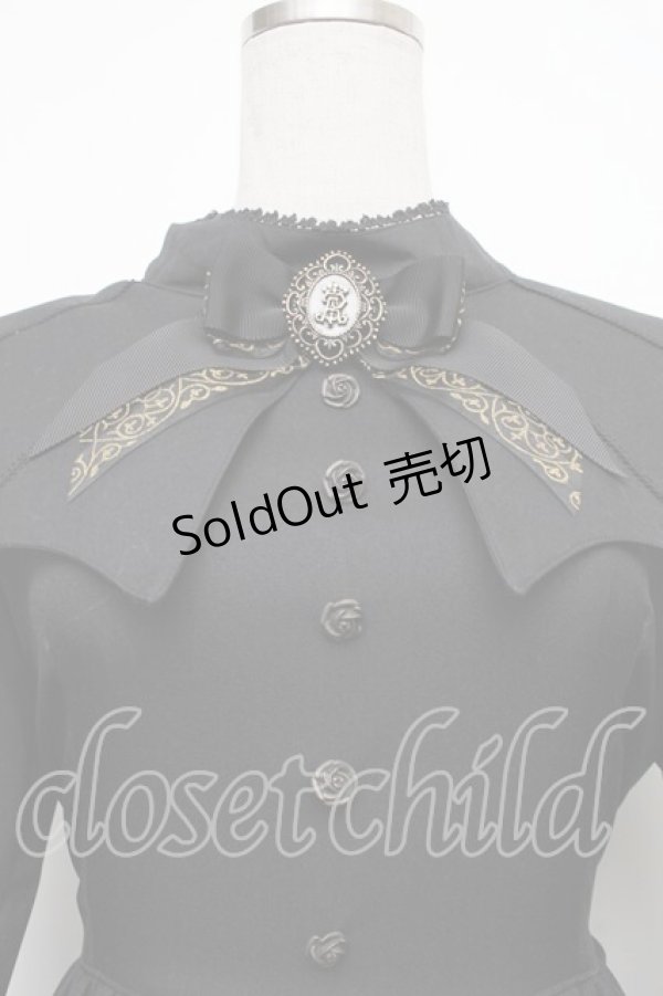 画像2: ALICE and the PIRATES / Vampire Dollワンピース  黒 S-26-01-18-035-PA-OP-AS-ZS (2)