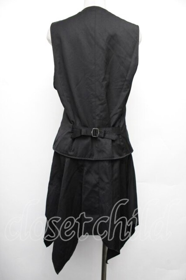 画像3: BPN FOR MEN / フラップ付きベスト  黒 S-26-01-18-036-GO-TO-AS-ZS (3)