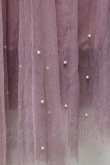 画像3: axes femme POETIQUE / パールデザインチュールスカート  ピンク S-26-01-21-045-AX-BL-AS-ZS (3)