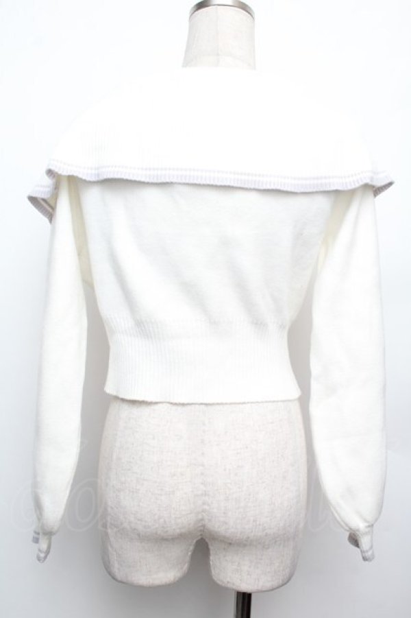 画像2: MAJESTIC LEGON / ニットプルオーバー  白 S-26-01-21-006-LO-OP-AS-ZS (2)