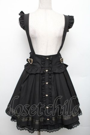 画像: LIZ LISA / シアーチェックカシュクールスカート  黒 S-26-01-21-056-LO-SK-AS-ZS