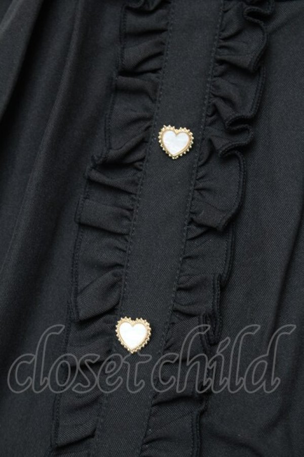 画像4: LIZ LISA / シアーチェックカシュクールスカート  黒 S-26-01-21-056-LO-SK-AS-ZS (4)