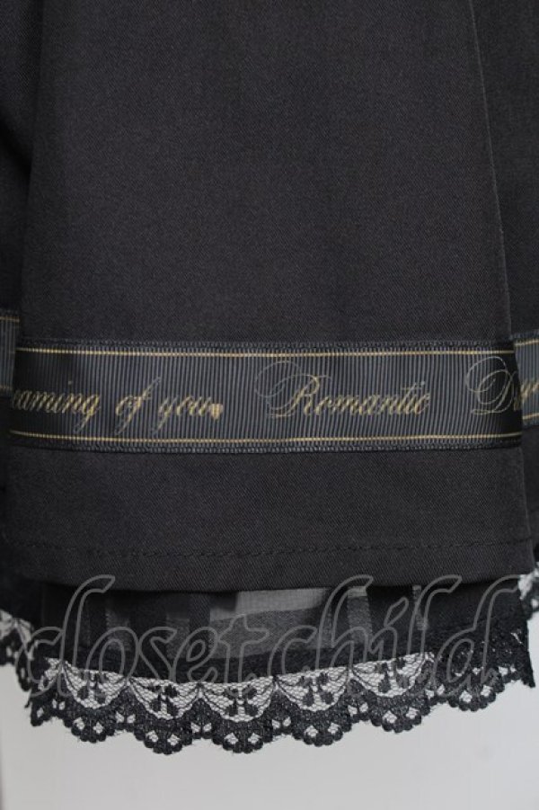 画像5: LIZ LISA / シアーチェックカシュクールスカート  黒 S-26-01-21-056-LO-SK-AS-ZS (5)