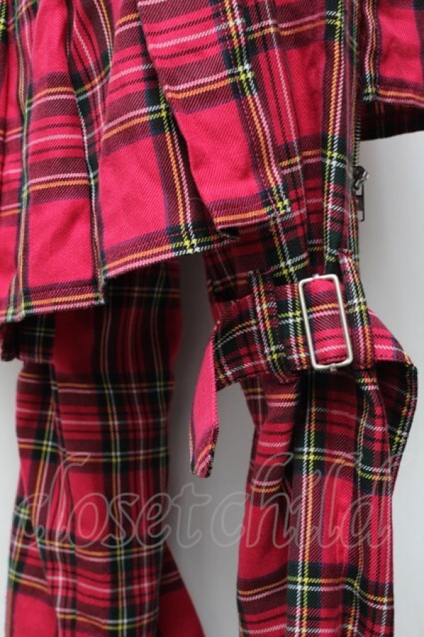 画像4: SEXY DYNAMITE LONDON / ボンテージパンツ  ピンク S-26-01-21-060-PU-PA-AS-ZS (4)