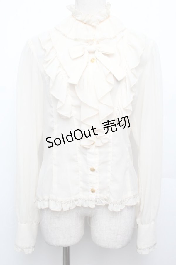 画像1: metamorphose / シフォンブラウス  オフ S-26-01-21-008-ME-AC-AS-ZS (1)