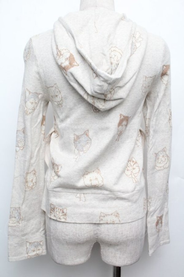 画像2: Franche Lippee / ぶすねこパーカー  グレー S-26-01-21-010-LO-TO-AS-ZS (2)