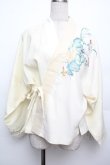 画像1: 中国ロリータ / 刺繍羽織りカーディガン  キナリ S-26-01-21-013-LO-TO-HR-ZS (1)