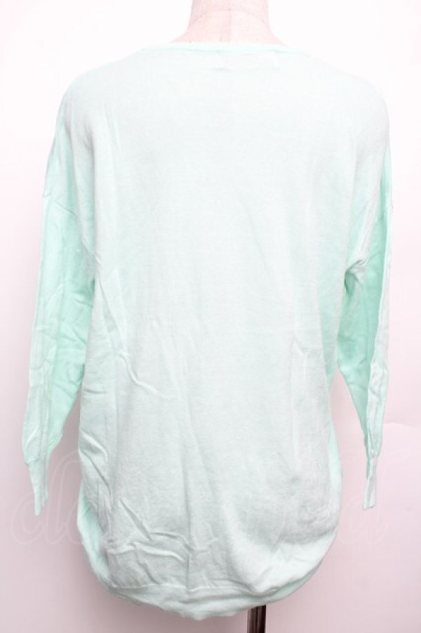 画像2: Franche Lippee / 刺繍ニット  グリーン S-26-01-21-015-LO-TO-AS-ZS (2)