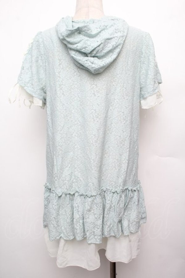 画像2: axes femme / レースワンピース  グリーン S-26-01-21-016-AX-OP-AS-ZS (2)