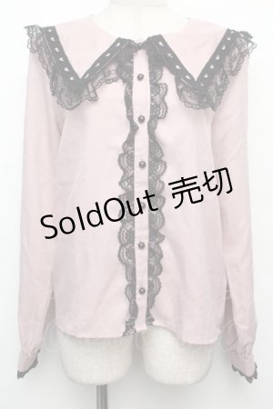 画像: MA*RS / セーラー三角襟ブラウス  ピンク S-26-01-21-017-EL-BL-AS-ZS