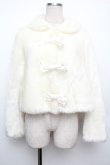 画像1: Angelic Pretty / Fancy Ribbonファージャケット  白 S-26-01-21-038-AP-CO-AS-ZS (1)