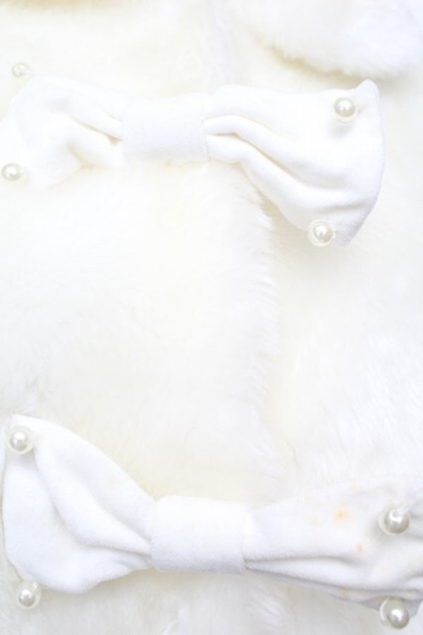画像3: Angelic Pretty / Fancy Ribbonファージャケット  白 S-26-01-21-038-AP-CO-AS-ZS (3)
