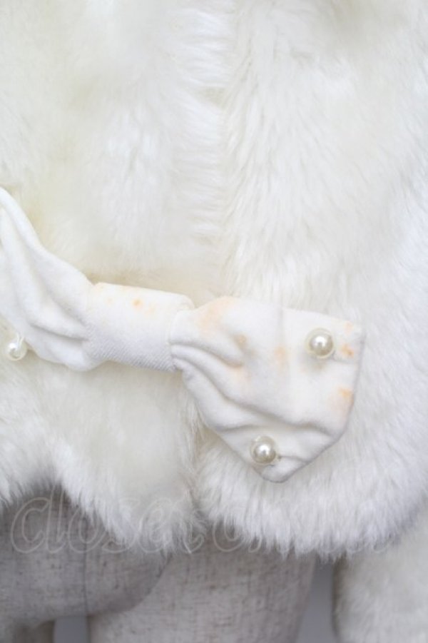 画像4: Angelic Pretty / Fancy Ribbonファージャケット  白 S-26-01-21-038-AP-CO-AS-ZS (4)