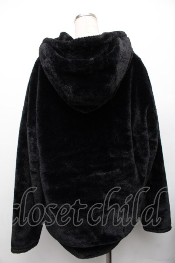 画像2: CIVARIZE / ボリュームファーブルゾンパーカー  黒 S-26-01-21-040-GO-CO-AS-ZS (2)