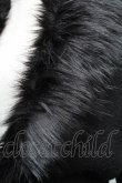 画像3: CIVARIZE / ファー付き接結ニットガウンカーディガン  黒 S-26-01-21-041-GO-TO-AS-ZS (3)