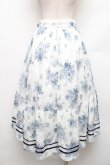 画像2: axes femme / フラワーレーススカート  オフｘブルー S-26-01-21-043-AX-SK-AS-ZS (2)