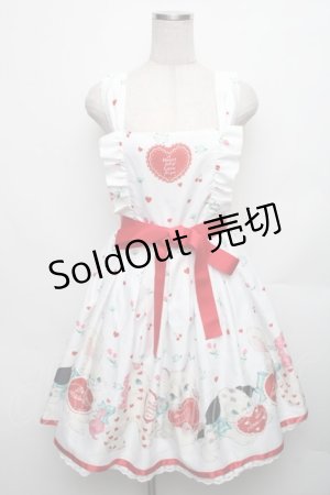 画像: Ms LUTRA / RED Heart dolls Dress  白 S-26-01-23-031-LO-OP-SA-ZS