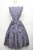 画像2: Perla nell' ostrica / ストライプキャミワンピース  ブルーｘレッド S-26-01-23-033-EL-OP-HR-ZT033 (2)