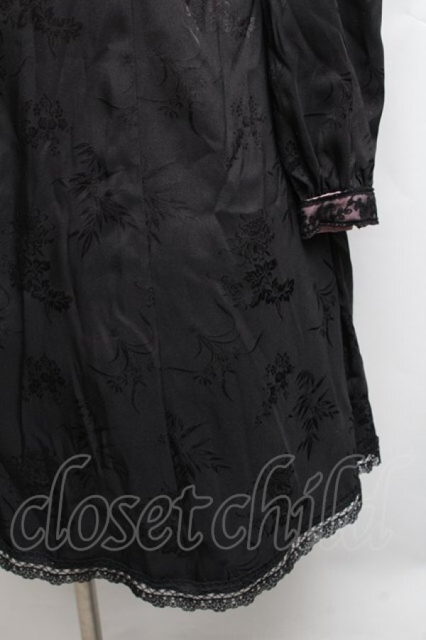 画像4: Chess Story / チャイナタッセルデザインワンピース M 黒Ｘピンク S-26-01-23-042-0-OP-SA-ZS (4)