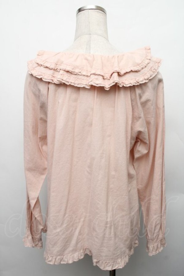 画像2: PINK HOUSE / 襟付きブラウス  ピンク S-26-01-23-008-LO-BL-SA-ZS (2)