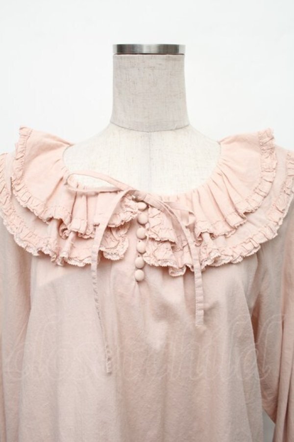 画像3: PINK HOUSE / 襟付きブラウス  ピンク S-26-01-23-008-LO-BL-SA-ZS (3)