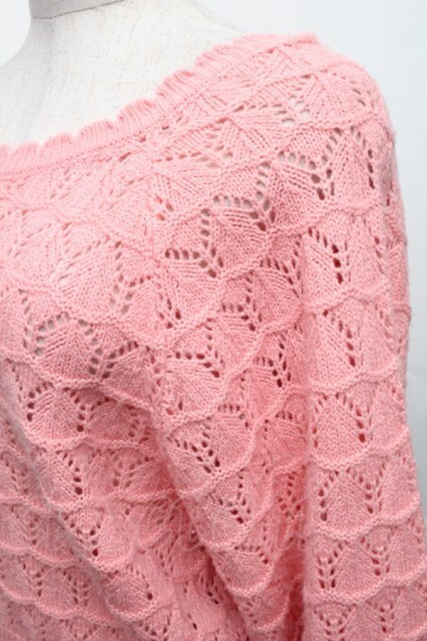 画像3: LIZ LISA / 透かしニット  ピンク S-26-01-23-009-LO-TO-AS-ZS (3)