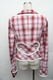 画像2: BABY,THE STARS SHINE BRIGHT / Mary Stuartタータンチェックジャケット  ピンク S-26-01-23-011-BA-JA-AS-ZS (2)