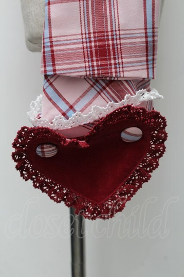 画像5: BABY,THE STARS SHINE BRIGHT / Mary Stuartタータンチェックジャケット  ピンク S-26-01-23-011-BA-JA-AS-ZS (5)