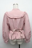画像2: FLC / 皆方由衣コラボペプラムブラウス  ピンク S-26-01-23-012-LO-BL-AS-ZT0201S (2)