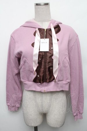 画像: MILK / メルティーdollパーカー  ピンク S-26-01-23-013-ML-TO-HR-ZS