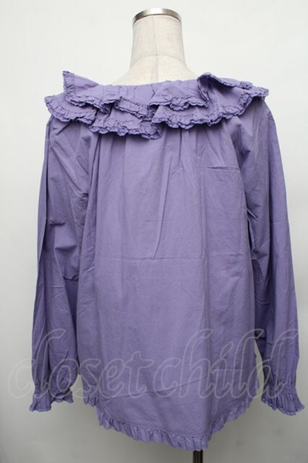 画像2: PINK HOUSE / 襟付きブラウス  ラベンダー S-26-01-23-017-LO-BL-HR-ZS (2)