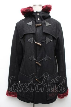 画像: h.ANARCHY / ダッフルコート  黒 S-26-01-23-025-HN-CO-AS-ZS