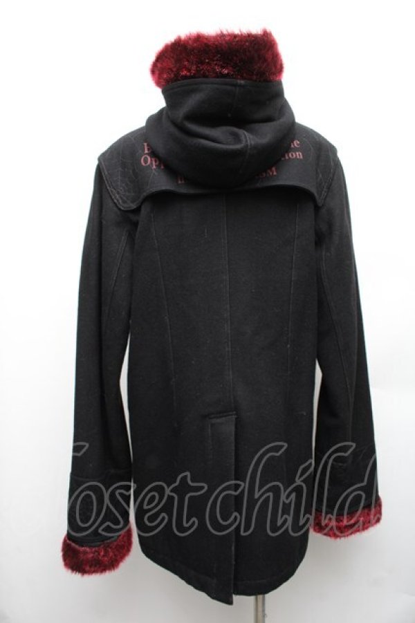 画像2: h.ANARCHY / ダッフルコート  黒 S-26-01-23-025-HN-CO-AS-ZTC007 (2)