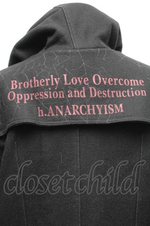 画像3: h.ANARCHY / ダッフルコート  黒 S-26-01-23-025-HN-CO-AS-ZTC007 (3)