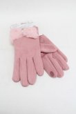 画像1: m petit by misako / AMリボンパールツキグローブ  ピンク S-26-01-25-001-LO-ZA-AS-ZS (1)
