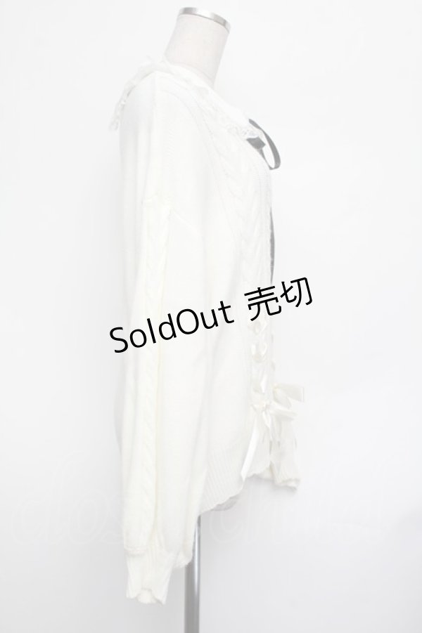 画像2: Secret Honey / ケーブルニット  オフ S-26-01-25-032-CA-TO-AS-ZS (2)