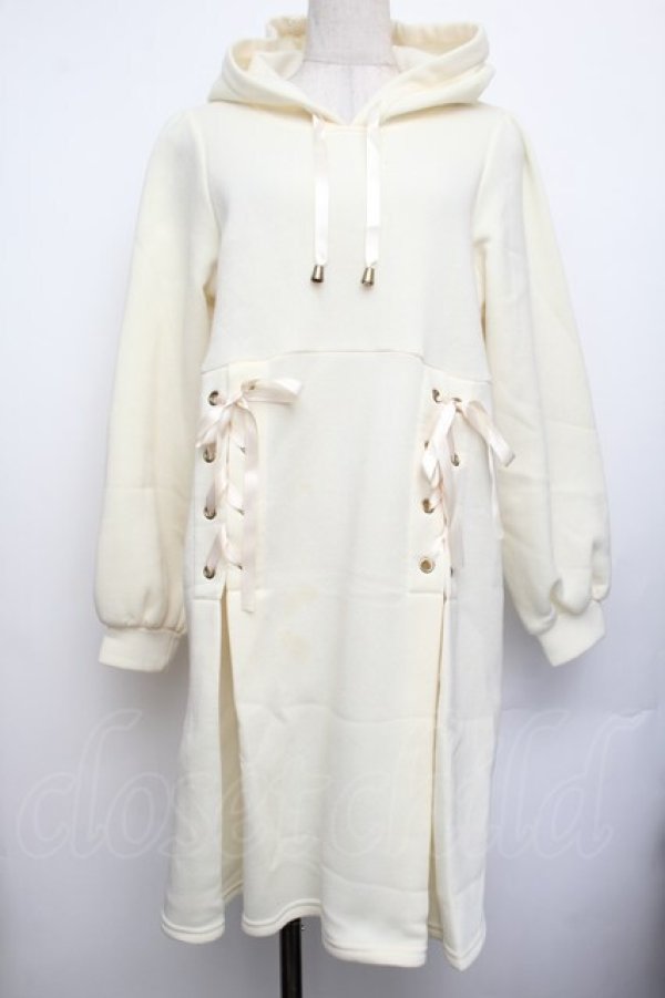 画像1: axes femme POETIQUE / レースアップパーカー  イエロー S-26-01-25-033-AX-TO-HR-ZS (1)